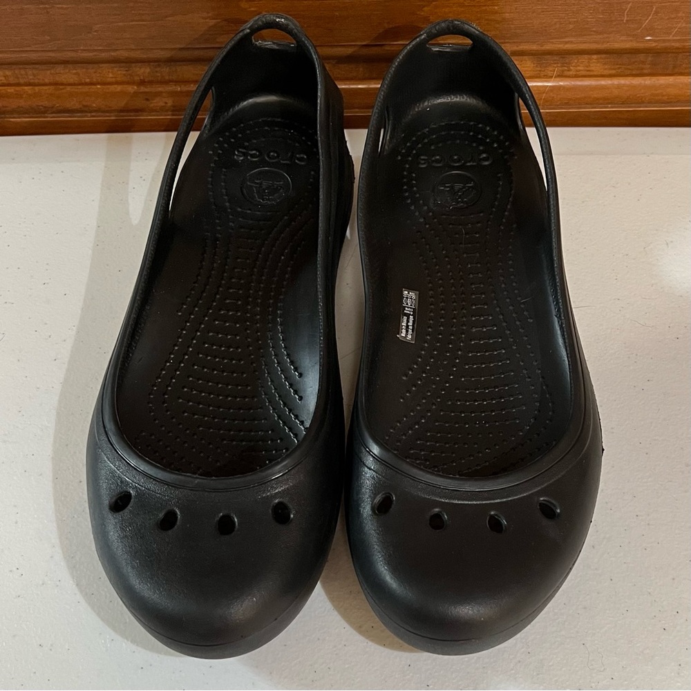 Crocs Kadee Flats | Black | Women’s Size 11 - Picture 2 of 10